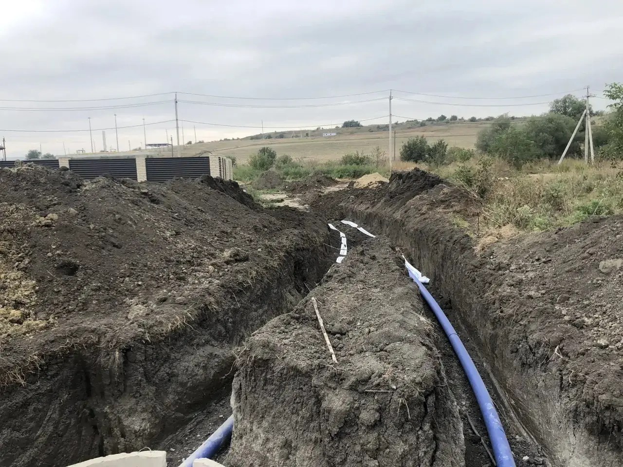 В Предгорье продолжается строительство новых сетей водоснабжения