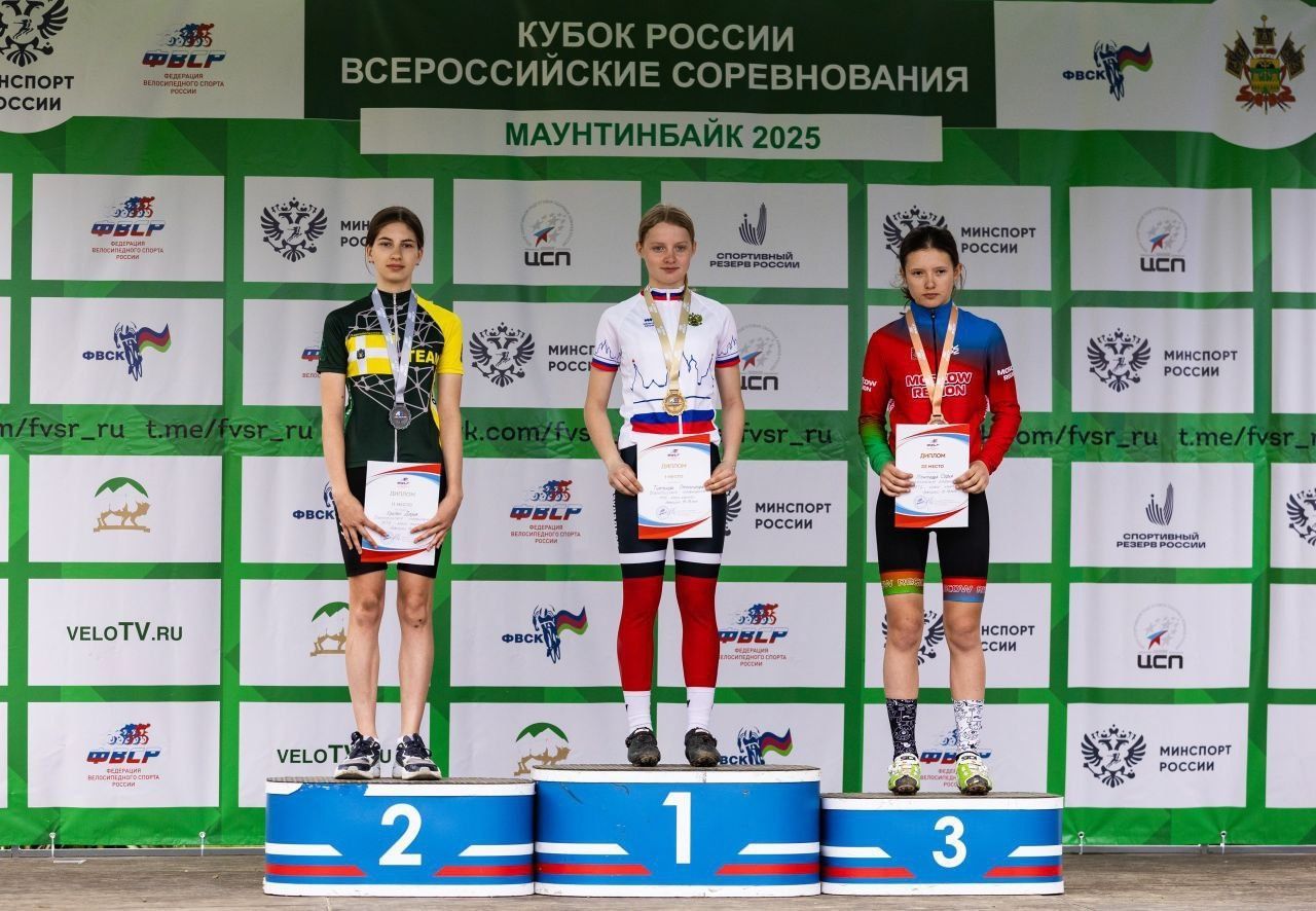 Ставропольская велосипедистка взяла серебро на всероссийских соревнованиях