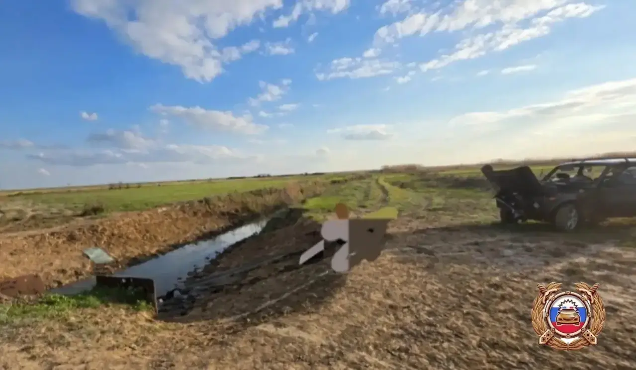 На Ставрополье водитель погиб при съезде авто в канал