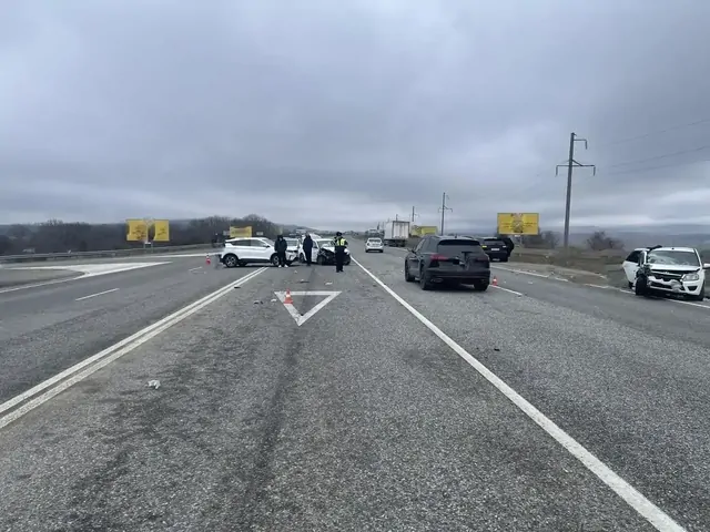 Тройная авария произошла под Ставрополем