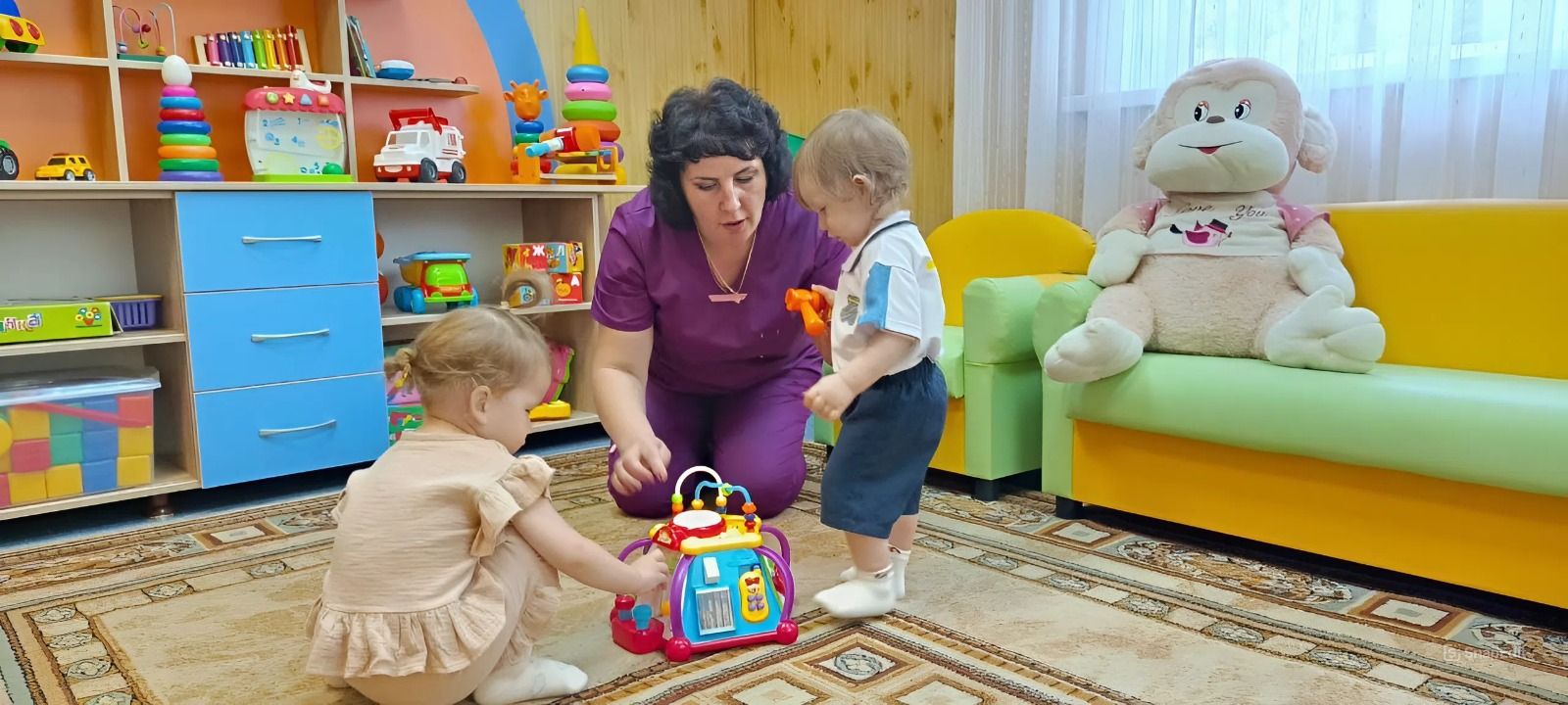 В Ипатовском округе открыли группу присмотра за детьми до трёх лет
