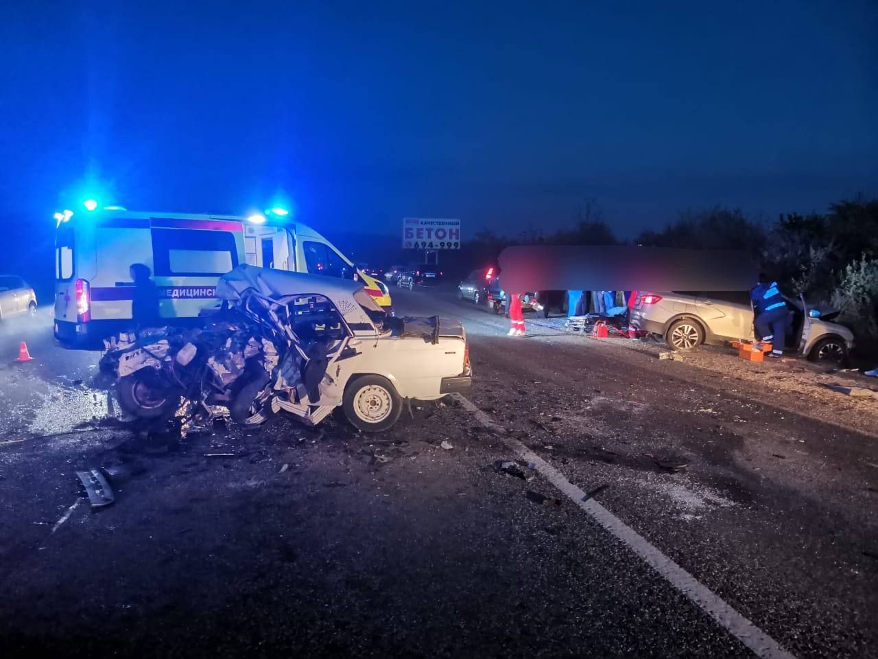 18-летний автомобилист разбился в ДТП на Северном обходе Ставрополя