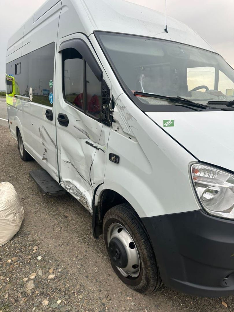 Маршрутка и мотоцикл столкнулись под Ставрополем