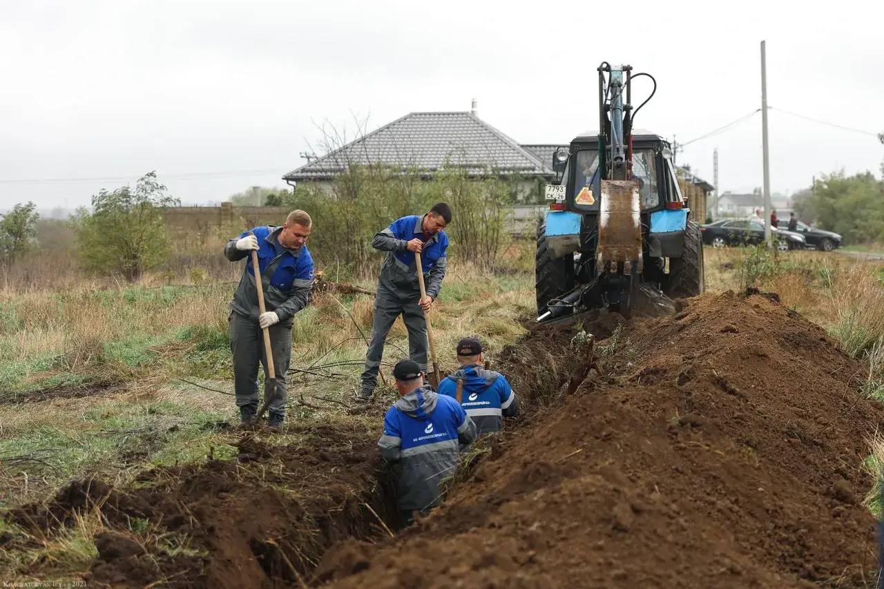 Более 300 домов газифицировали на Ставрополье с начала года
