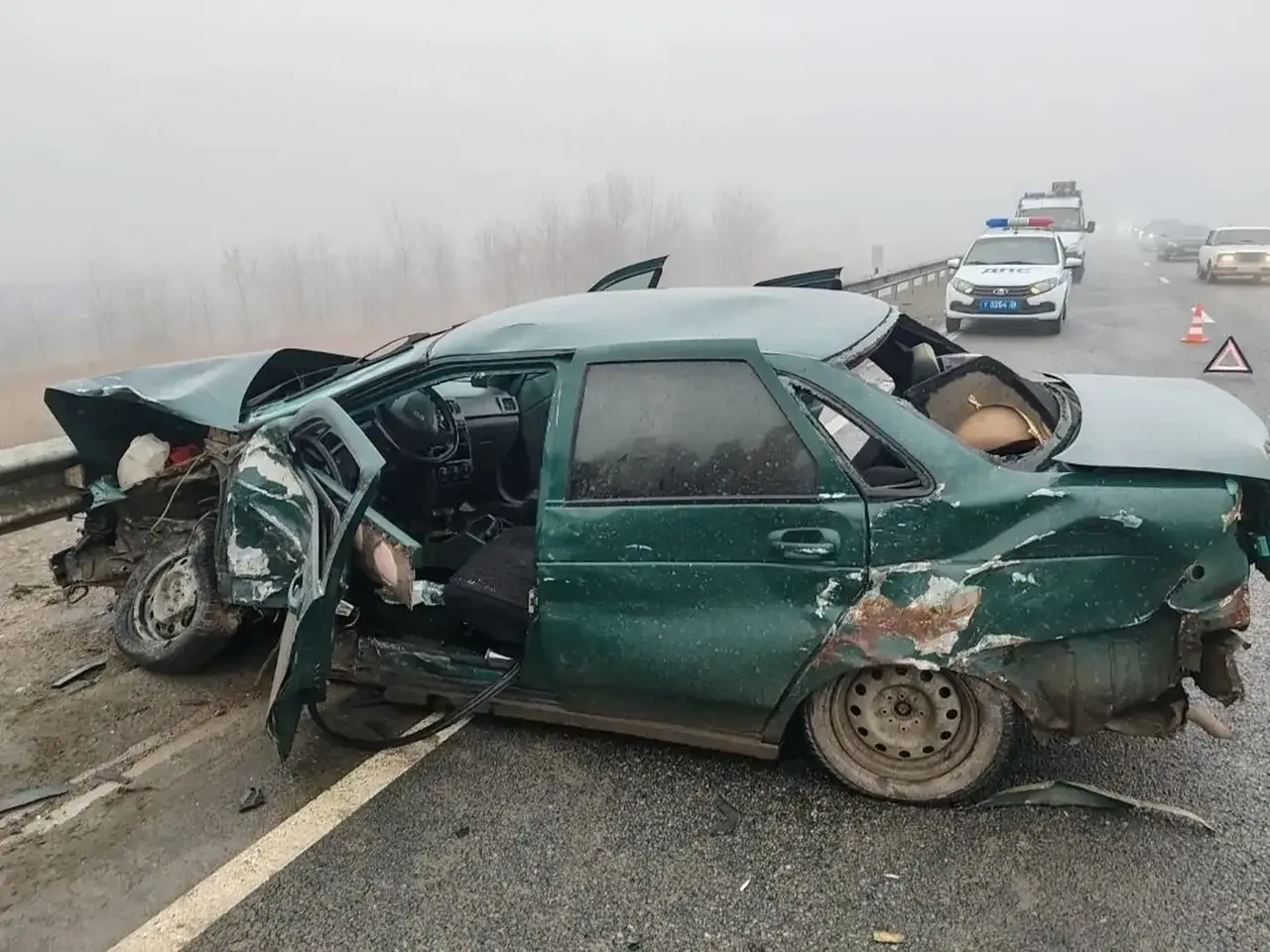 Два человека пострадали в аварии вблизи Ставрополя