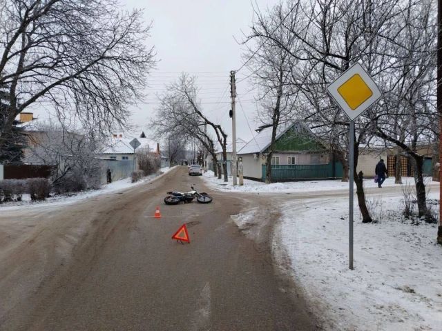 Школьница на питбайке попала в ДТП в Пятигорске