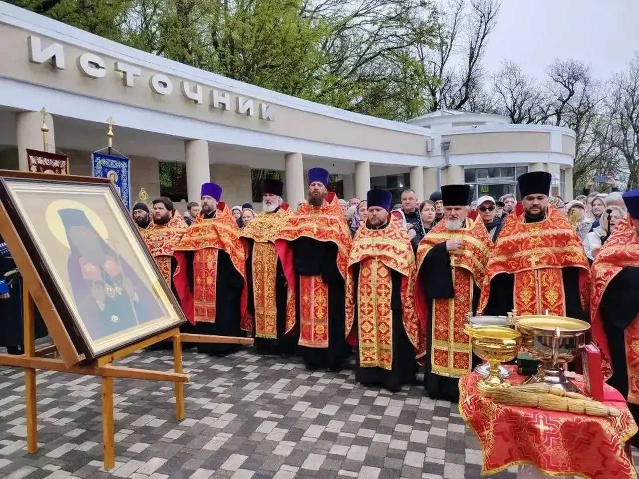 Минеральные источники освятили на КМВ