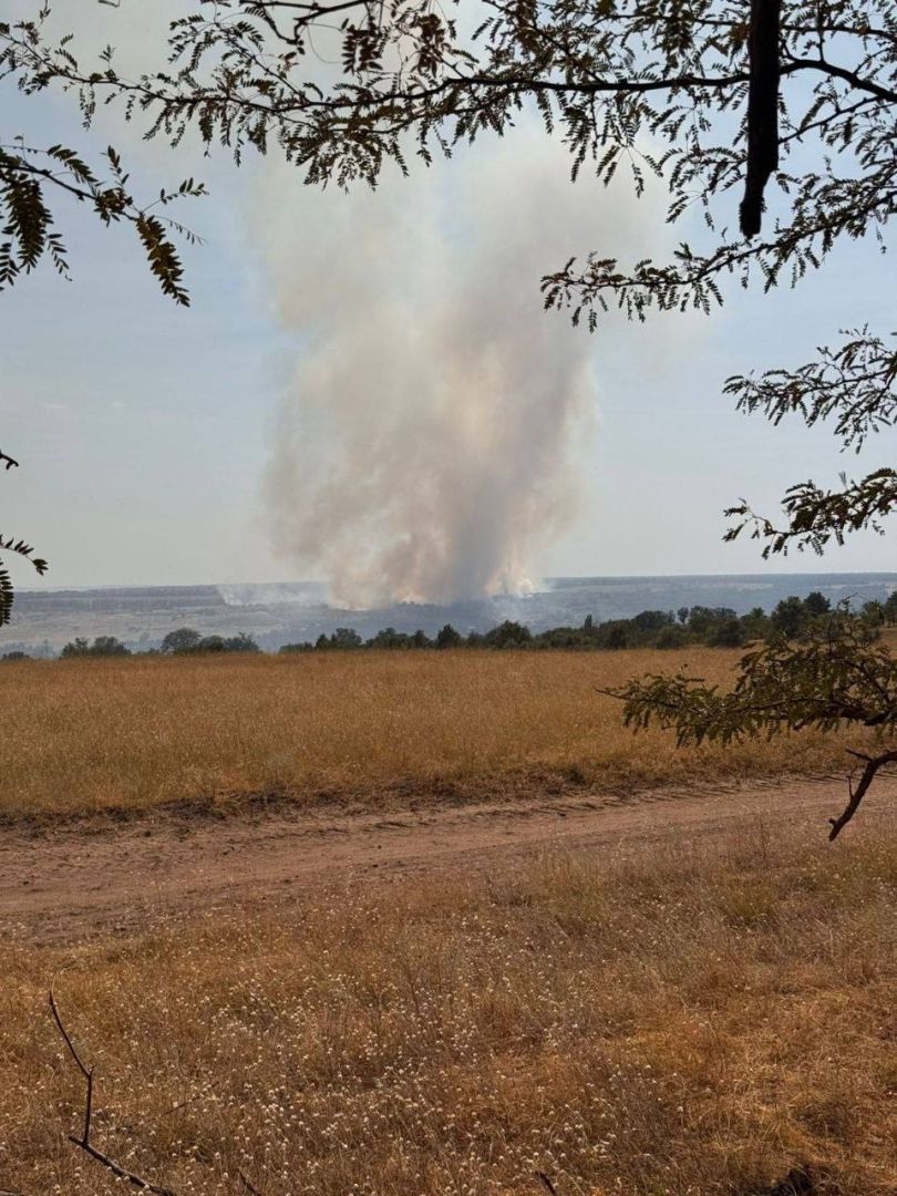 Пожар площадью 20 га случился у села Спицевка на Ставрополье