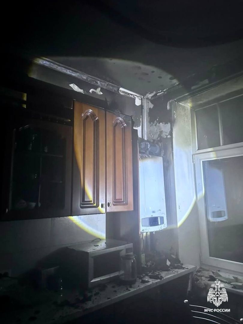 В Ессентуках в квартире загорелся котел