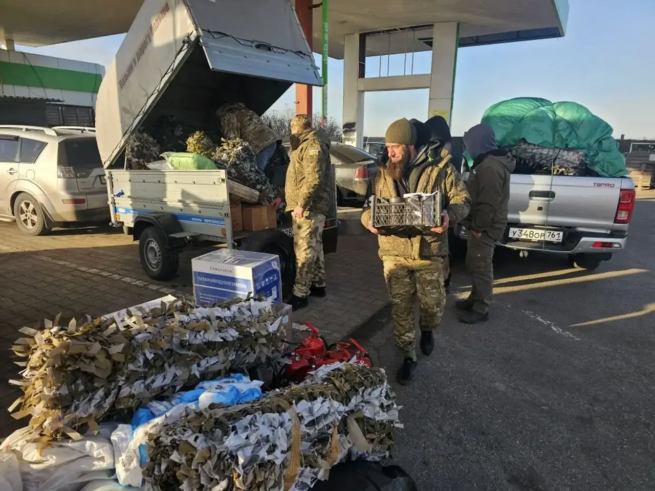 Новоалександровский округ доставил помощь военным в зоне СВО