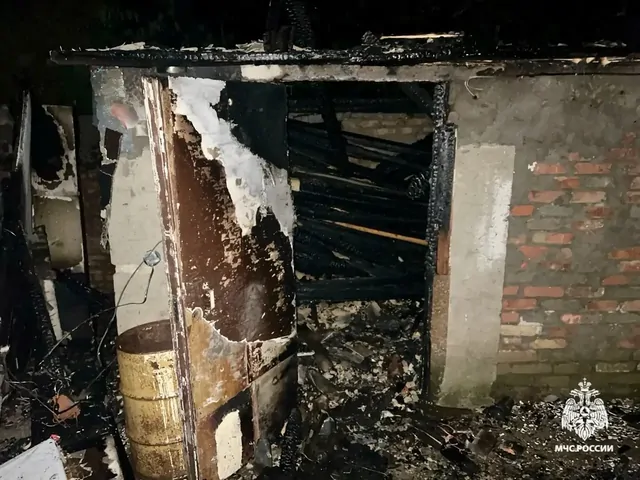 Мужчина пострадал во время пожара на Ставрополье