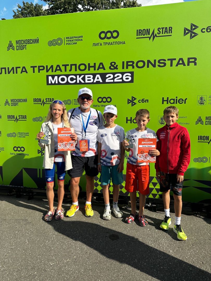 Юные триатлеты из Ставрополя заняли призовые места на Чемпионате России