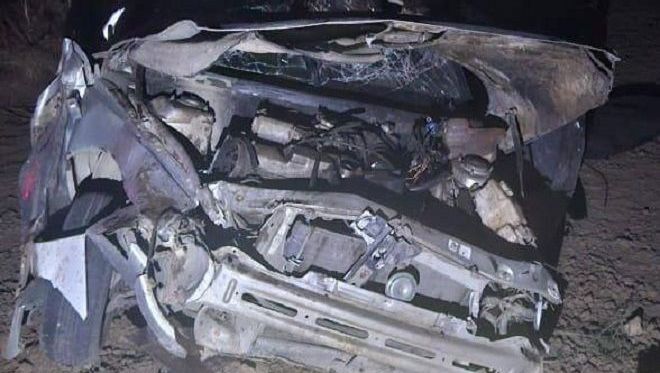 На Ставрополье начинающий водитель допустил опрокидывание автомобиля, пострадали два человека