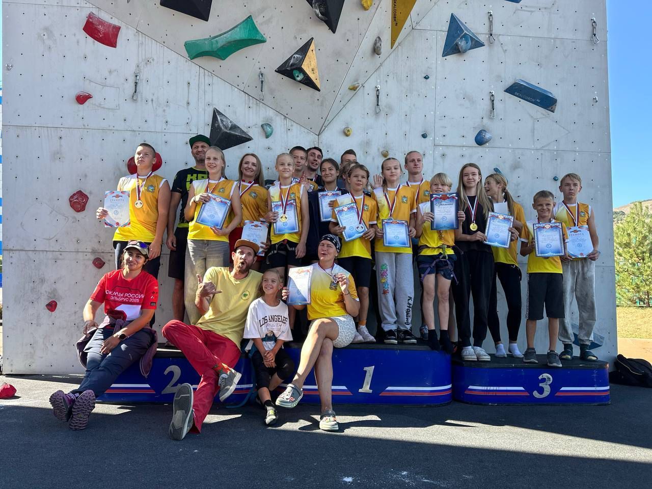 В Кисловодске прошли чемпионат и первенство края по скалолазанию