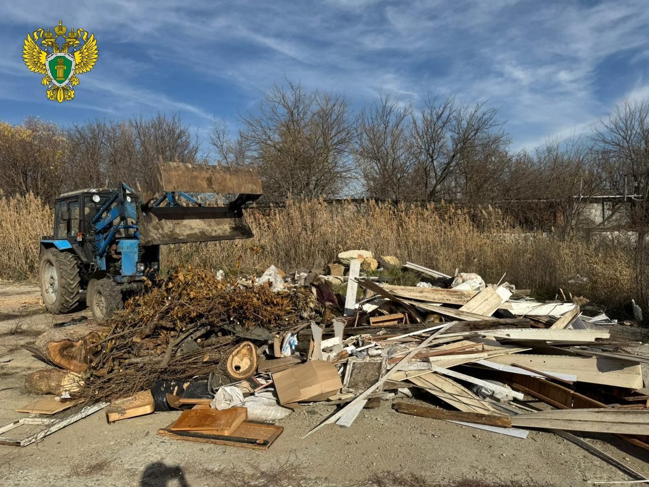 Стихийную свалку ликвидируют в Минераловодском округе