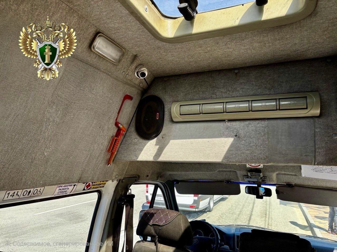 Перевозчика оштрафовали за езду без камер