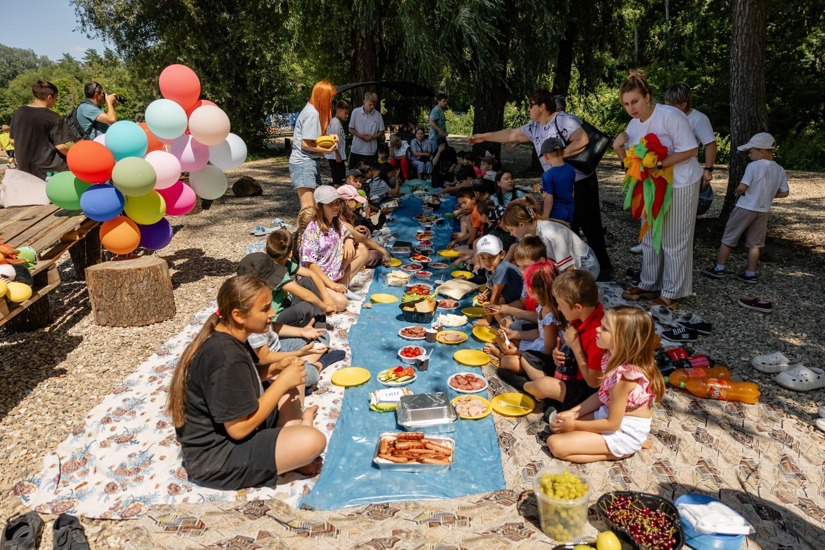 В Кисловодске прошёл благотворительный пикник для 60 воспитанников детдомов
