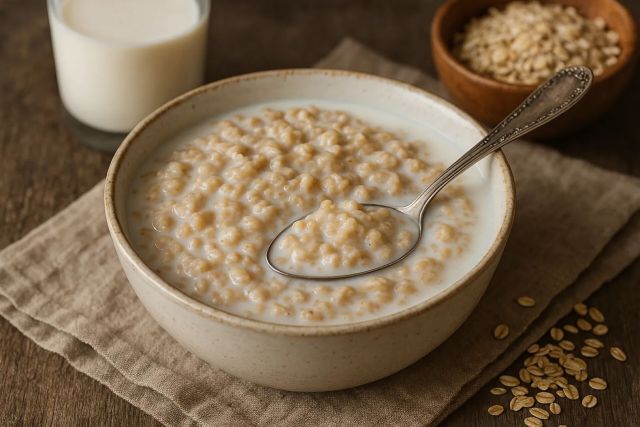 Смешала кефир с овсянкой на ночь: утром готов завтрак, от которого не толстеют — ем уже месяц, минус 4 кг