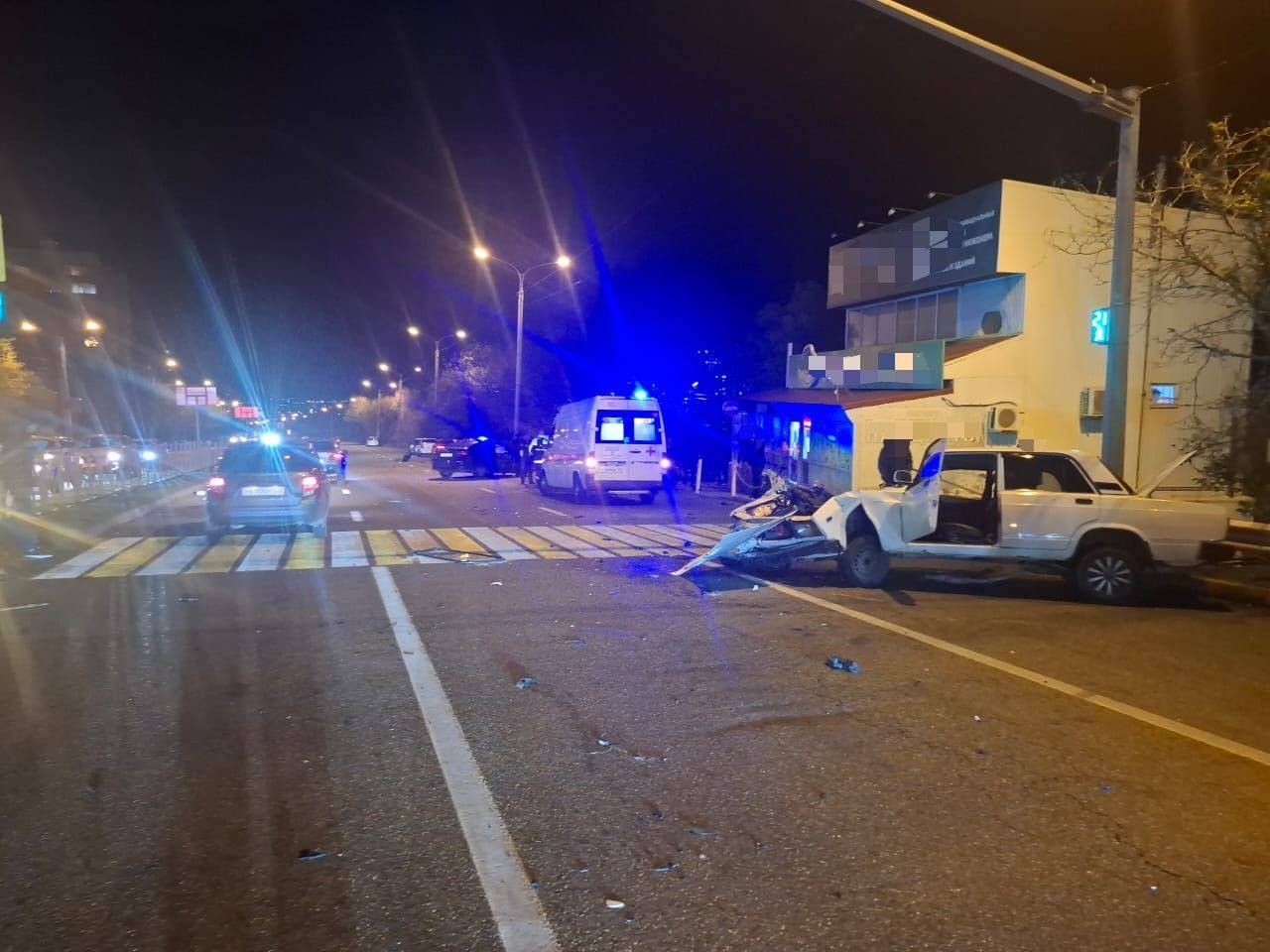 Сразу 6 автомобилей столкнулись в Ставрополе