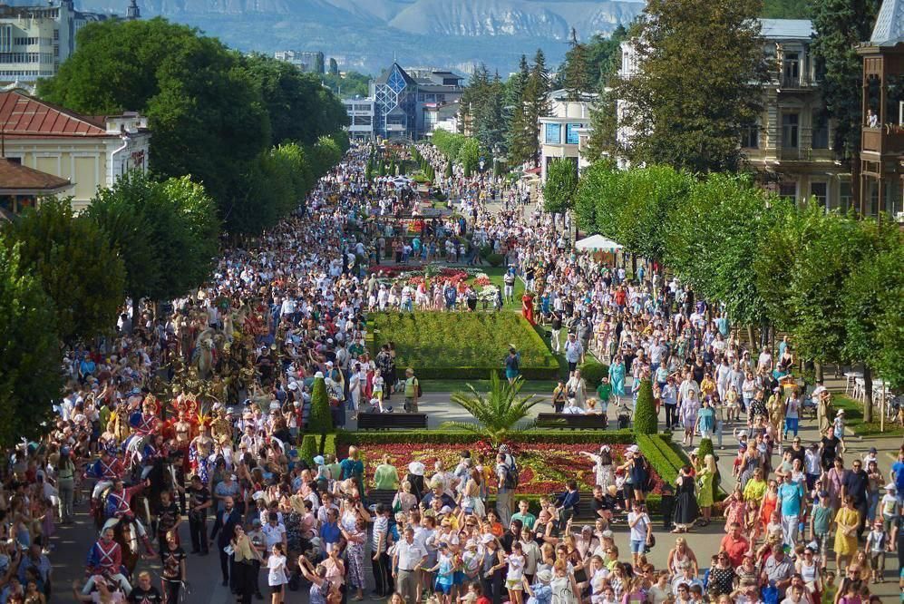 Кисловодск установил исторический максимум по количеству отдыхающих