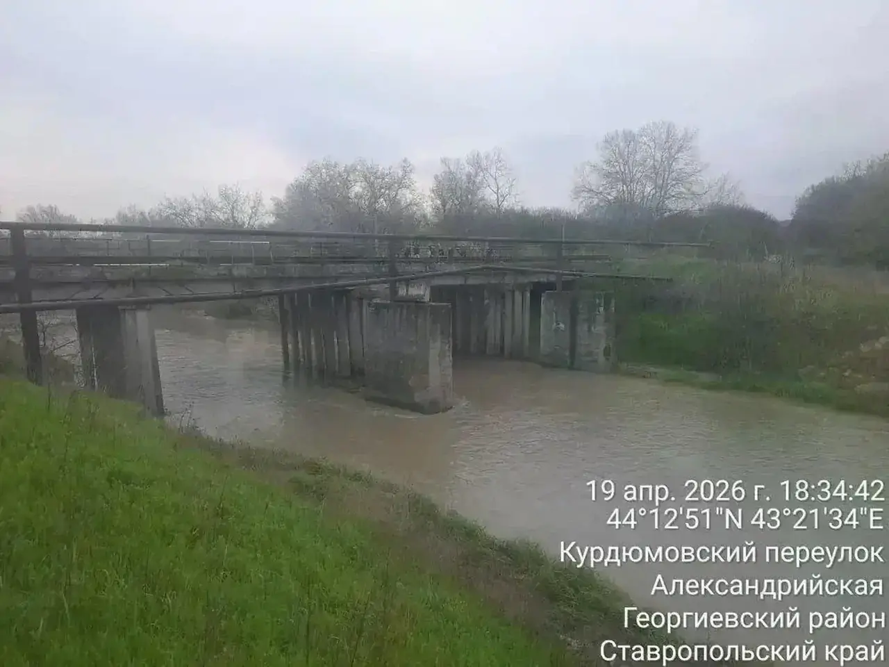 Уровень воды в пределах нормы: на Ставрополье начались повторные обследования паводкоопасных рек