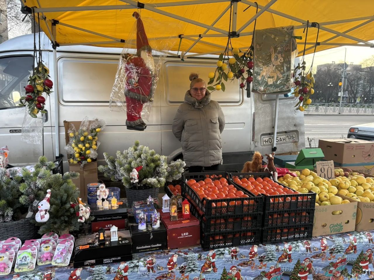 В Невинномысске открылась предновогодняя ярмарка