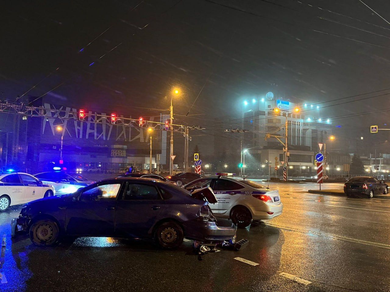 Три человека пострадали в аварии в Ставрополе