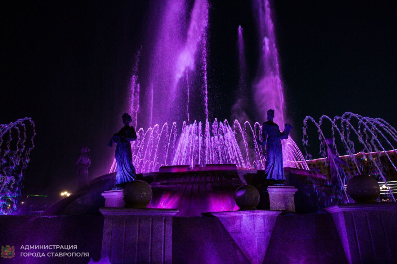 Сезон фонтанов откроется в Ставрополе 24 апреля