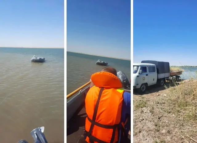 Сильный ветер унёс лодку с рыбаками на Ставрополье