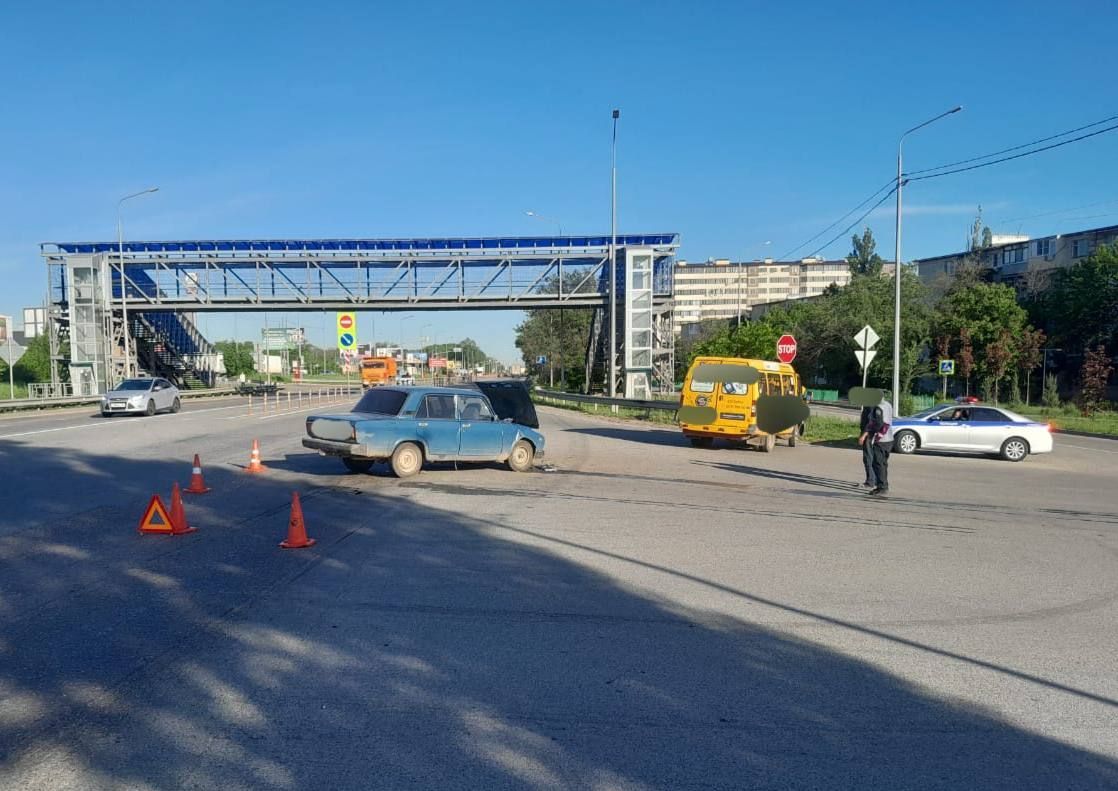 Один человек пострадал в аварии с «Газелью»