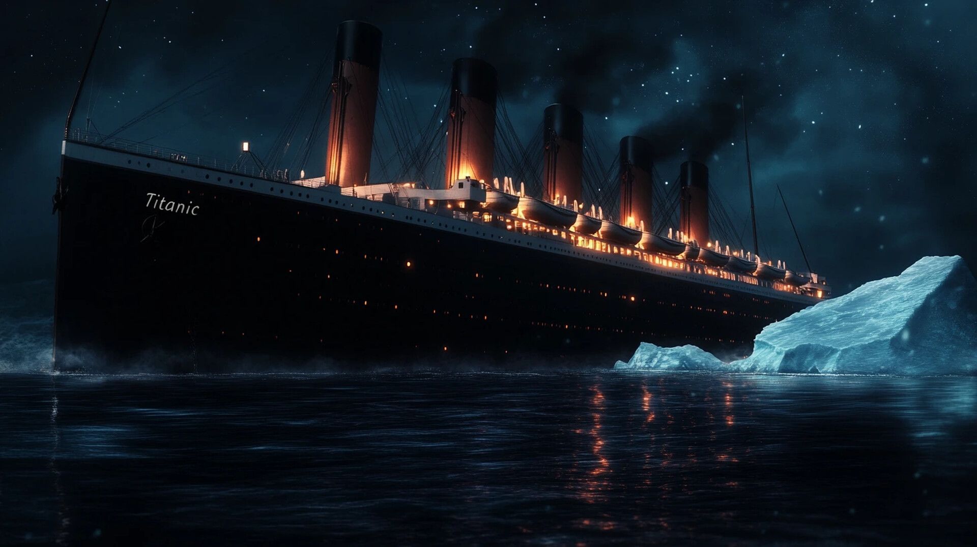 Титаник спасло бы лобовое столкновение с айсбергом вместо касательного