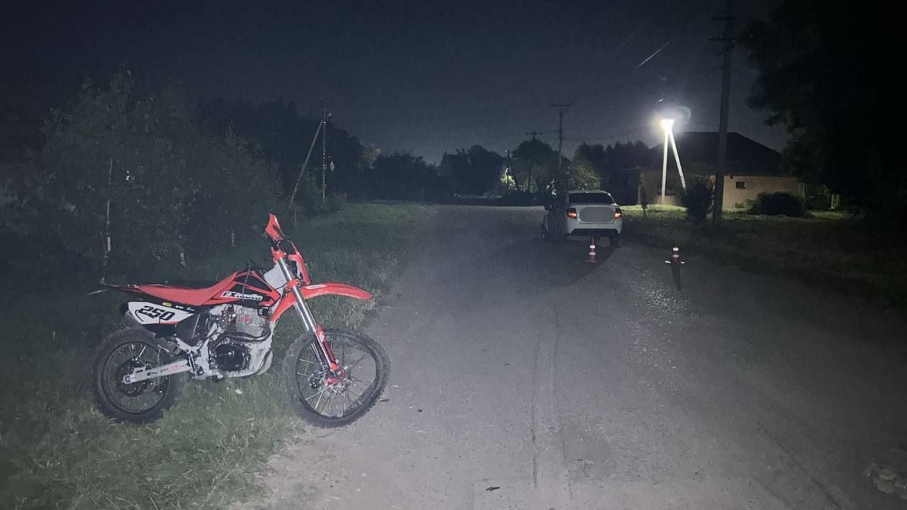 На Ставрополье 15-летний питбайкер пострадал в ДТП
