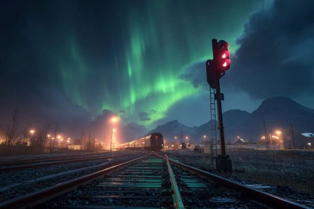 Солнечная буря переключила семафоры на железной дороге