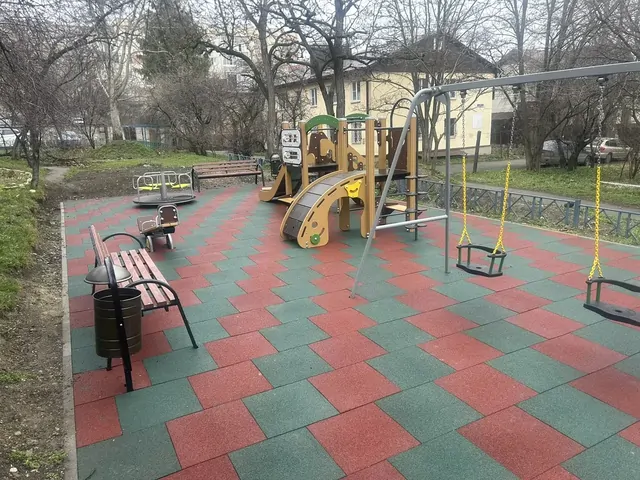 Детские площадки в Ставрополе обновили за 5 млн рублей