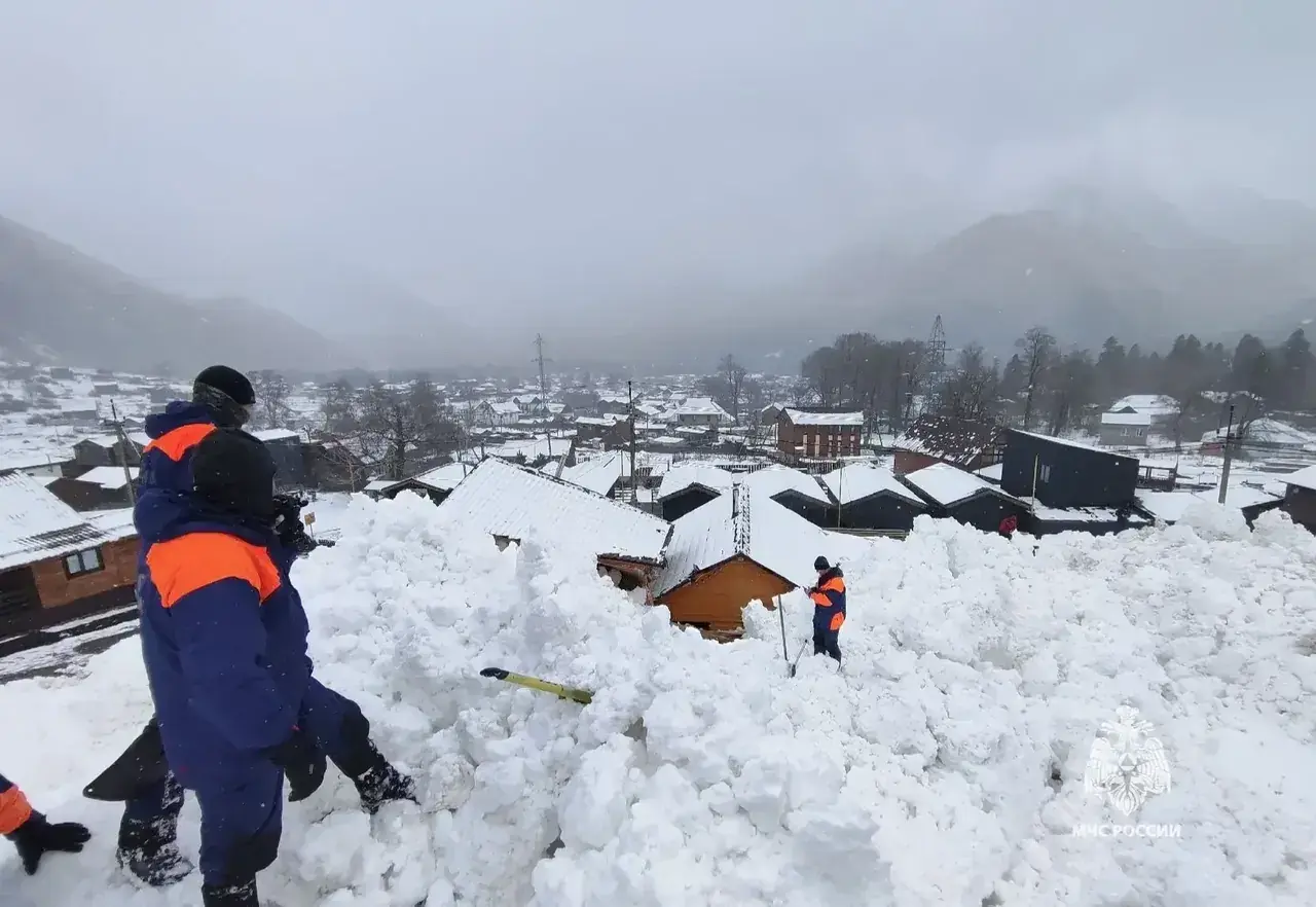 Сход лавины в Архызе обошёлся без жертв