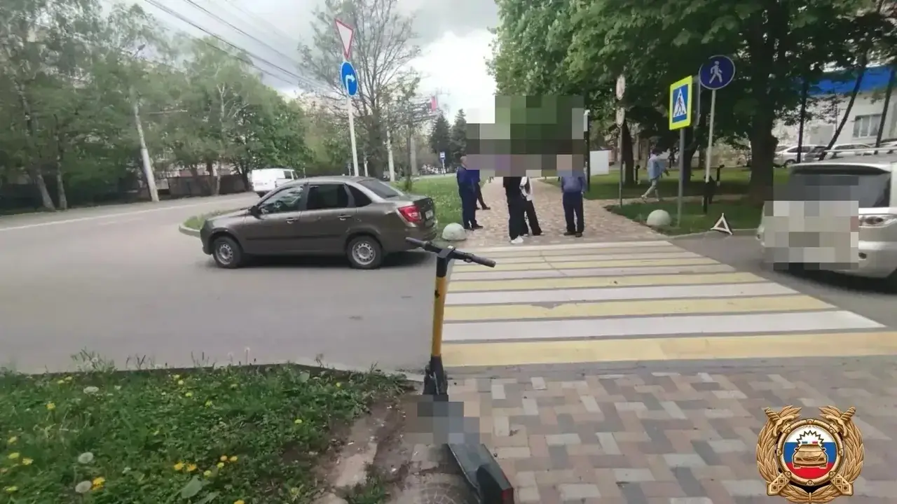 Девочку на самокате сбили в Ставрополе