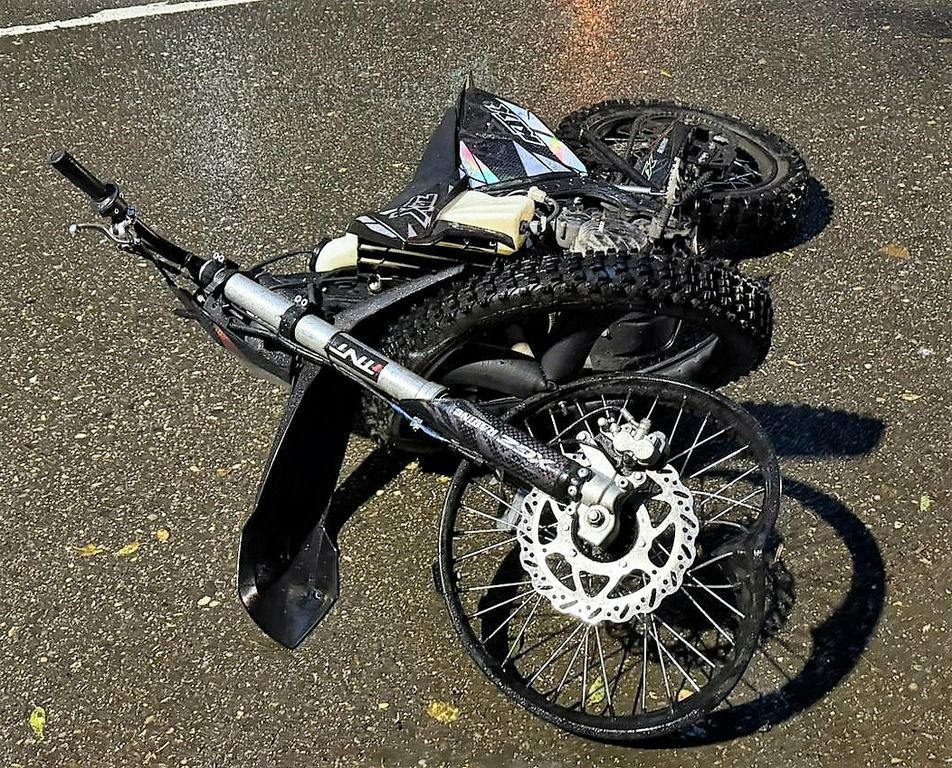 Юный питбайкер пострадал в аварии в Пятигорске