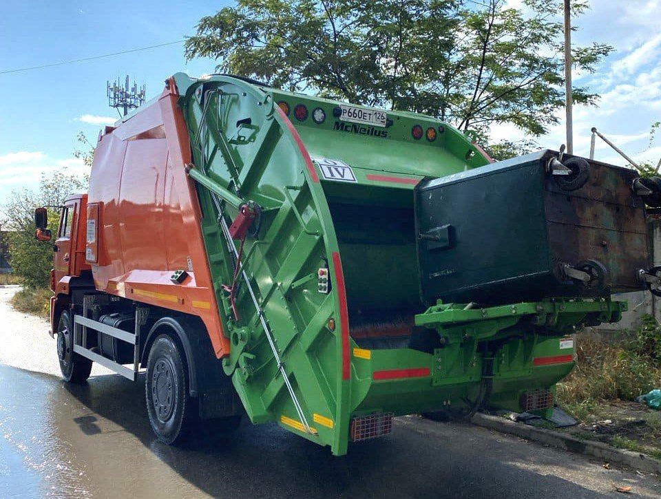 Движение мусоровозов на Ставрополье начали отслеживать онлайн