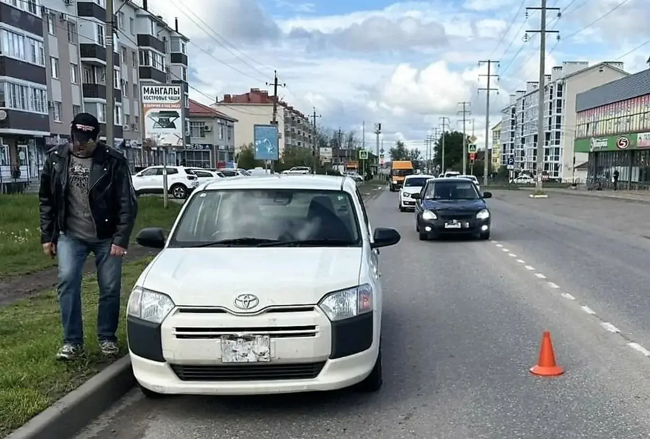 Юную нарушительницу сбили в Михайловске