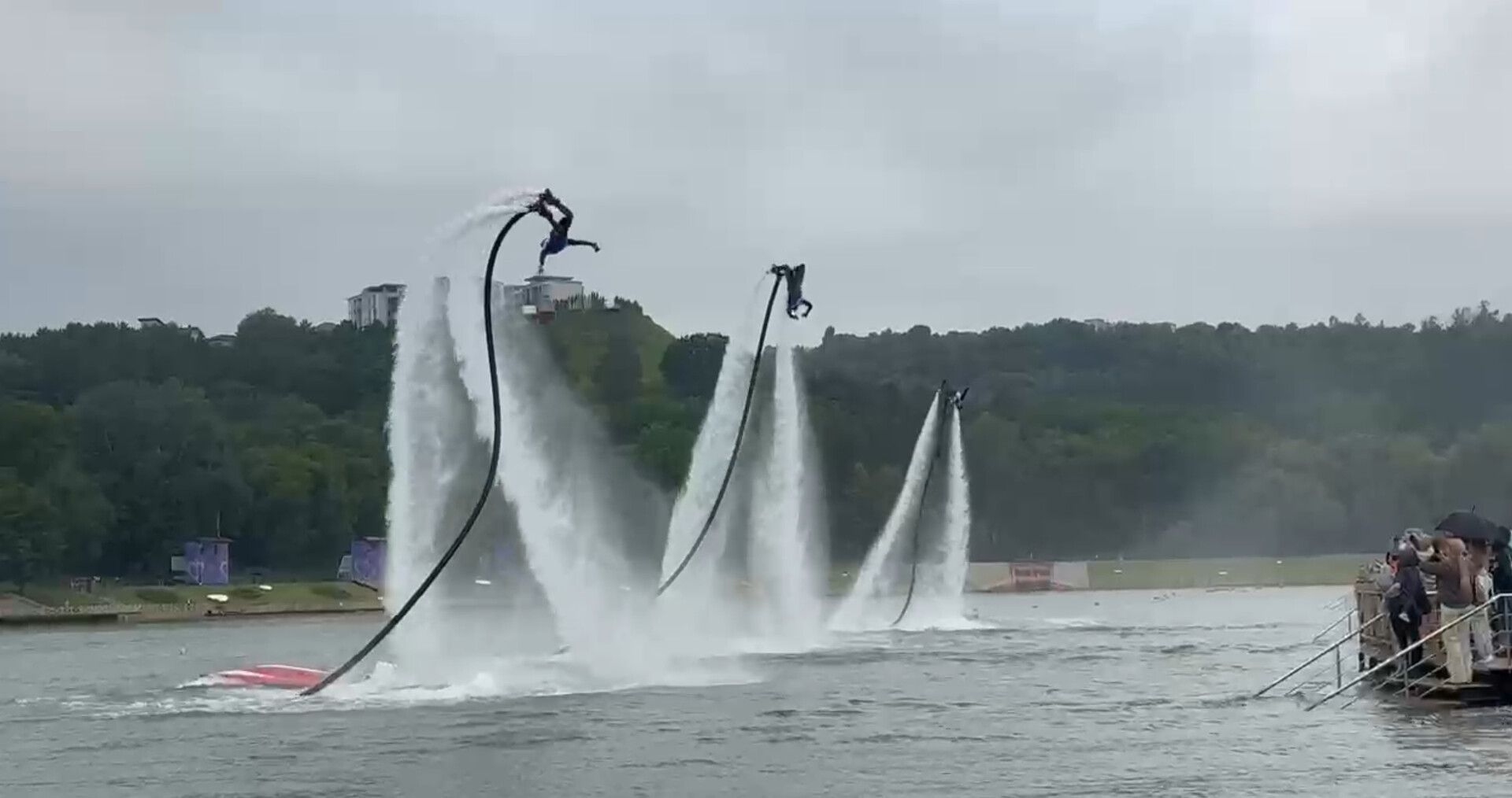 Флайборд-шоу прошло в Кисловодске