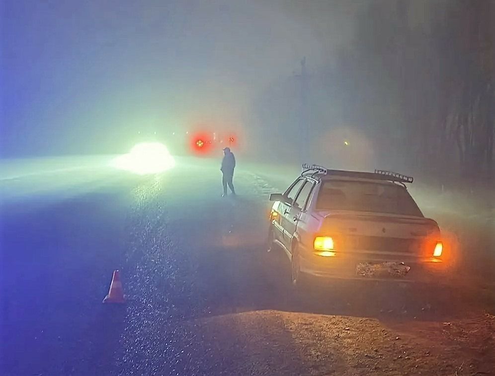 Пешехода сбили во время тумана на Ставрополье