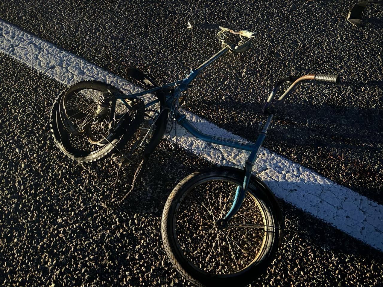 Велосипедист погиб в аварии на трассе