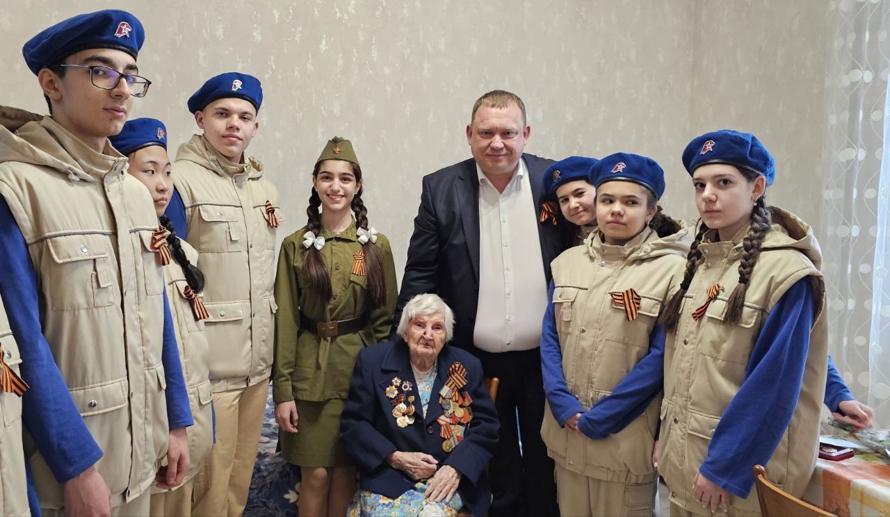 Единственной участнице ВОВ в Предгорном округе исполнилось 102 года