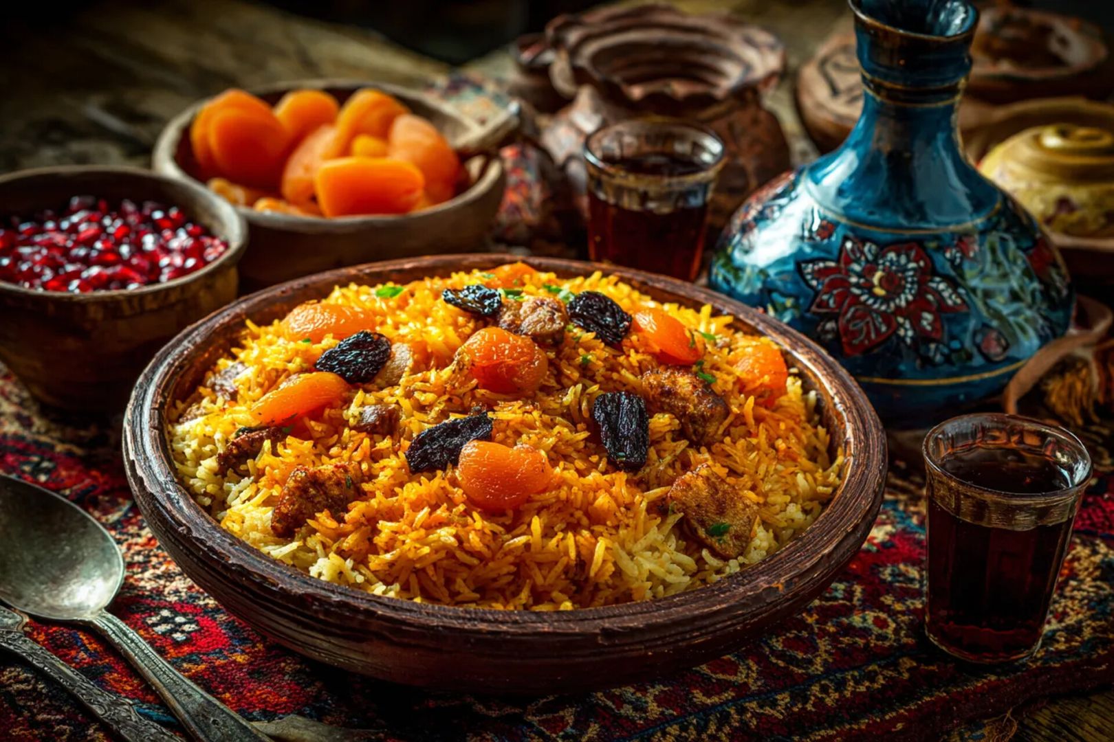 Добавляю щепотку грузинской травы в плов: гости вычищают казан до блеска