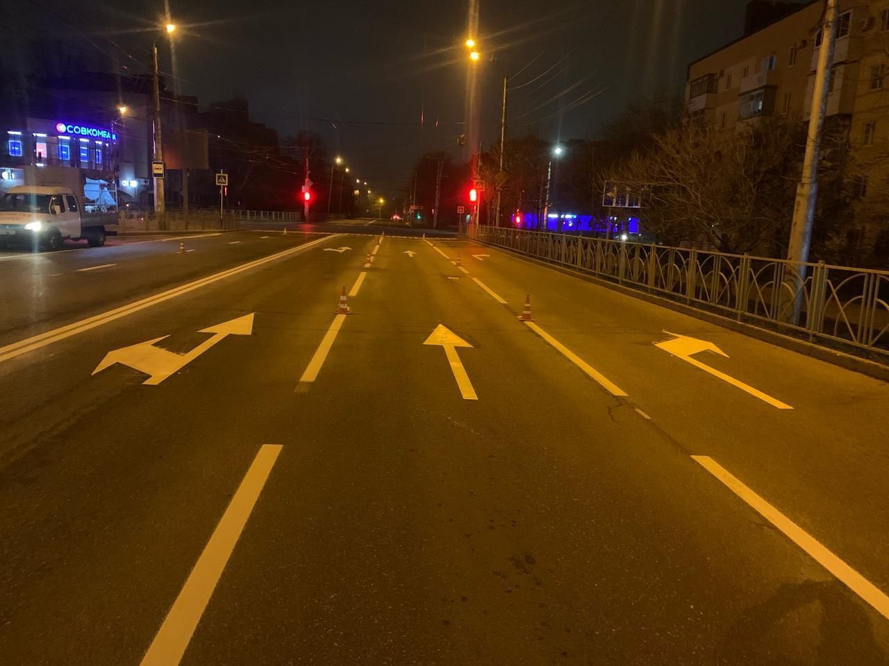 Дорожную разметку начали обновлять в Ставрополе