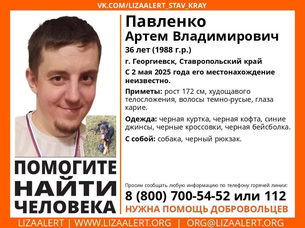 Мужчину с собакой разыскивают в регионе