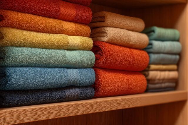 Складываю полотенца по методу отельеров: в шкафу поместилось в 3 раза больше вещей