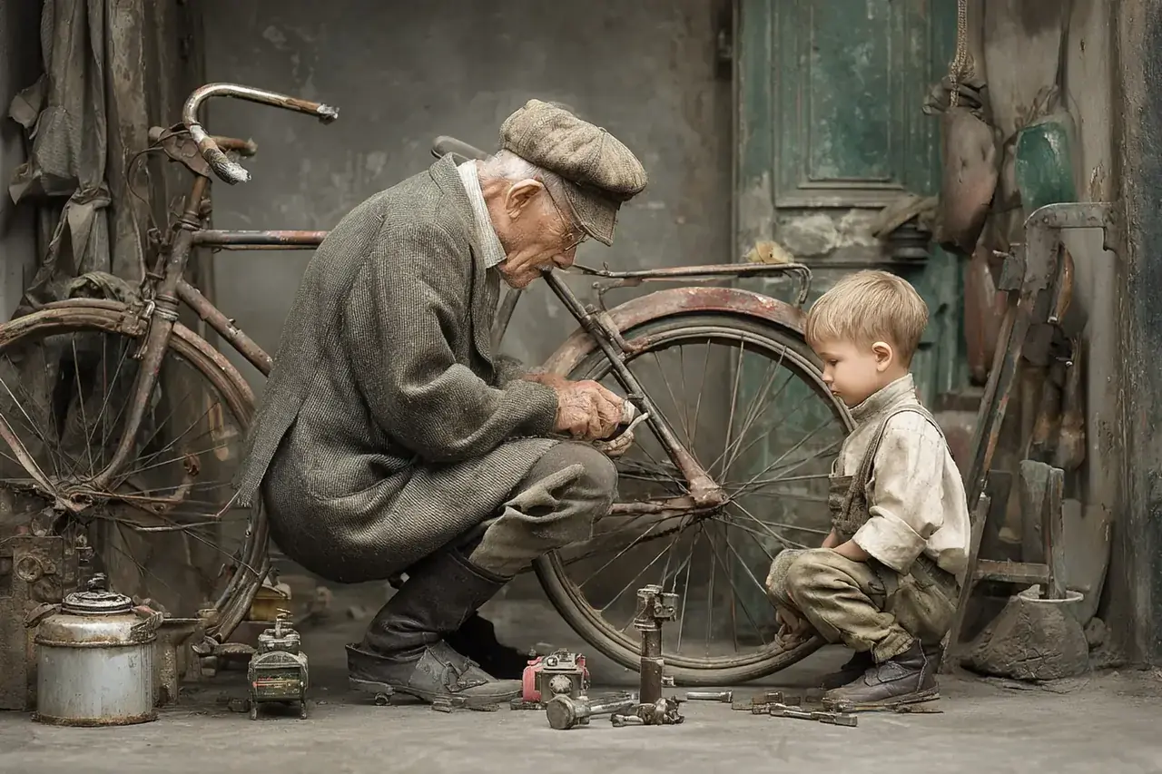 Внук спросил, почему дед чинит вещи, а не выбрасывает — объяснил так, после чего это стало привычкой навсегда