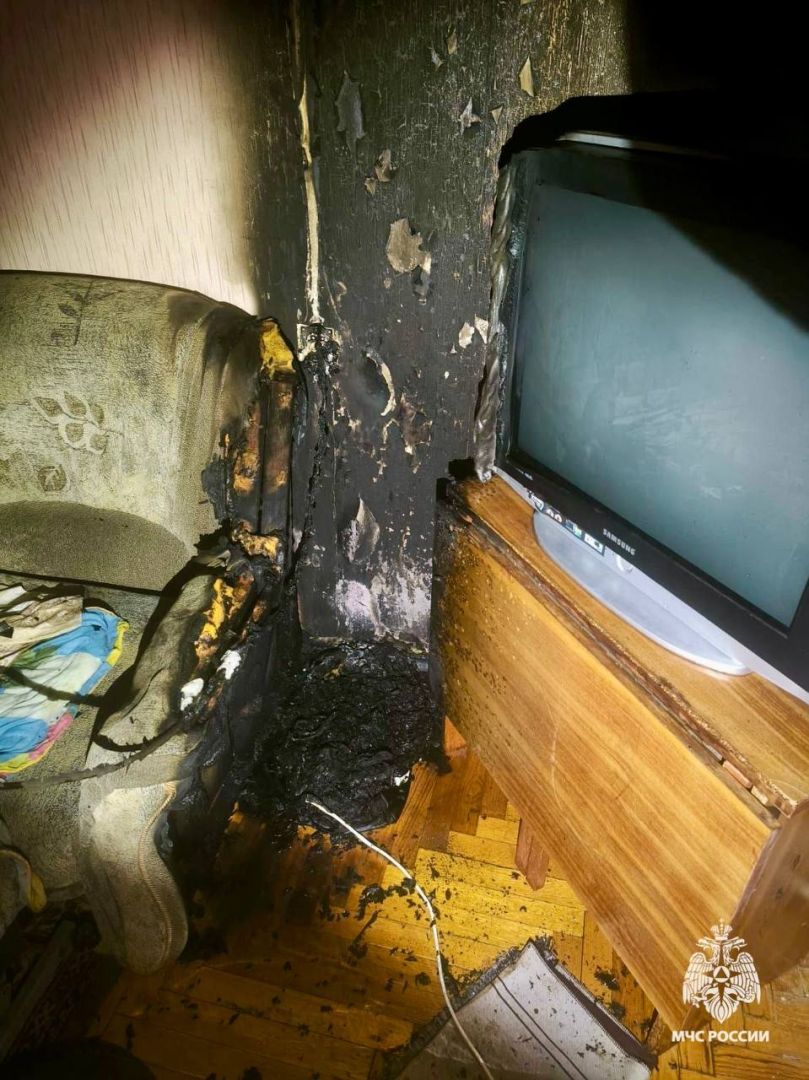 Пожар из-за обогревателя произошел в Кисловодске