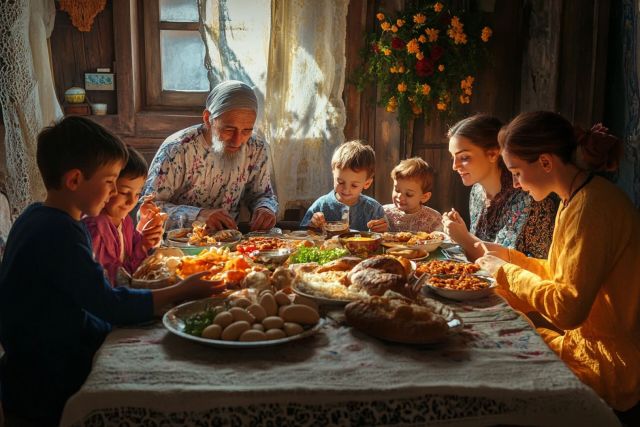 Разговение на Пасху по всем канонам